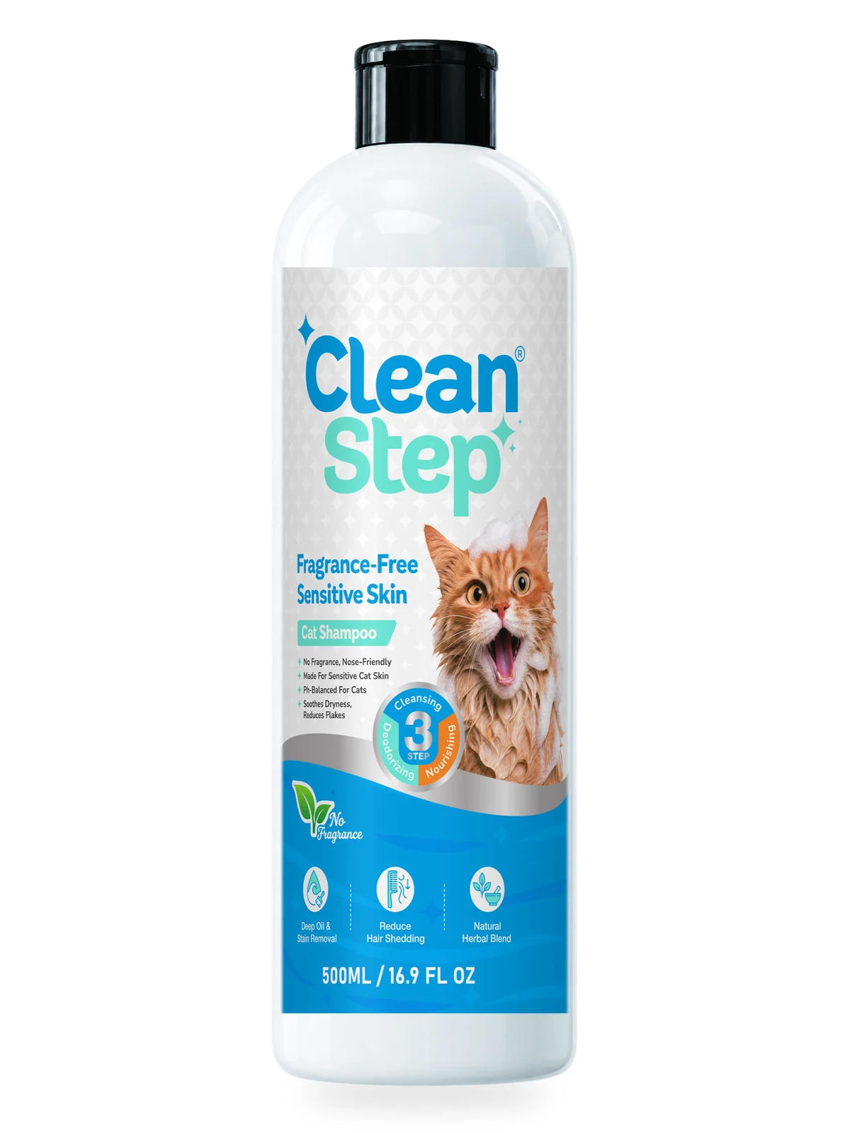 Clean Step cat shampoo collection