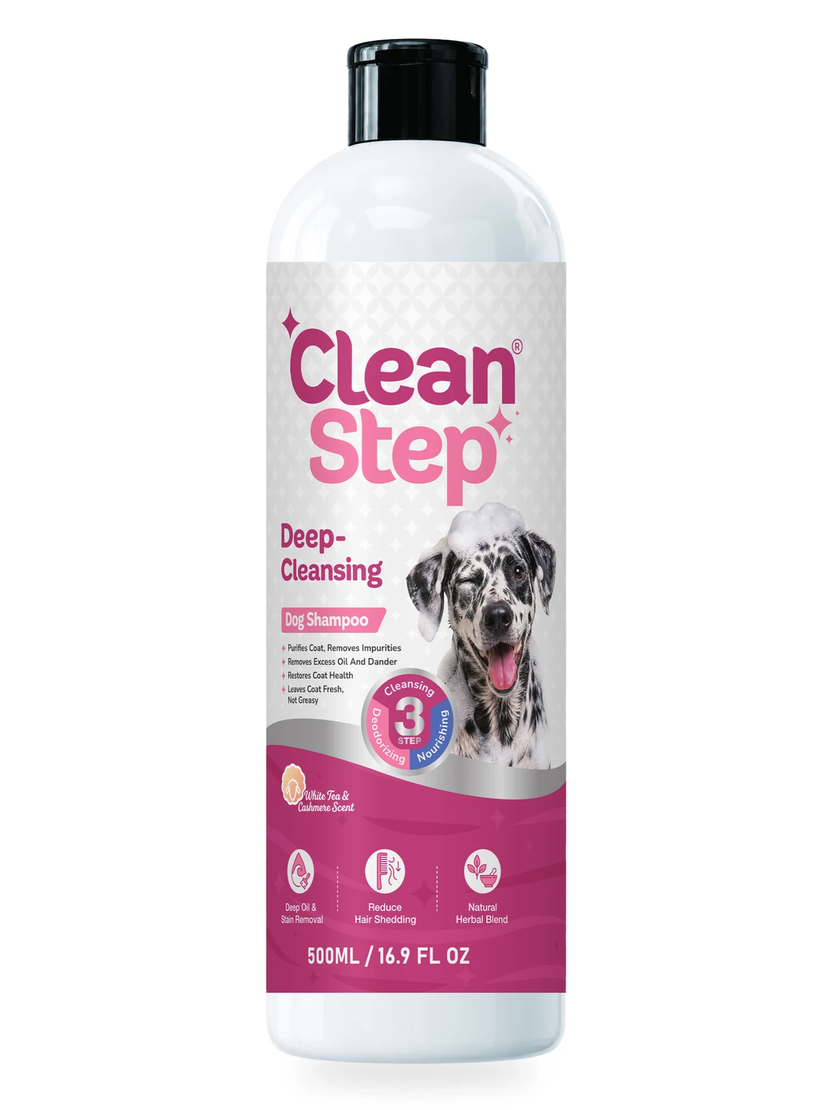 Cleanstep Deep-Cleansing dog shampoo