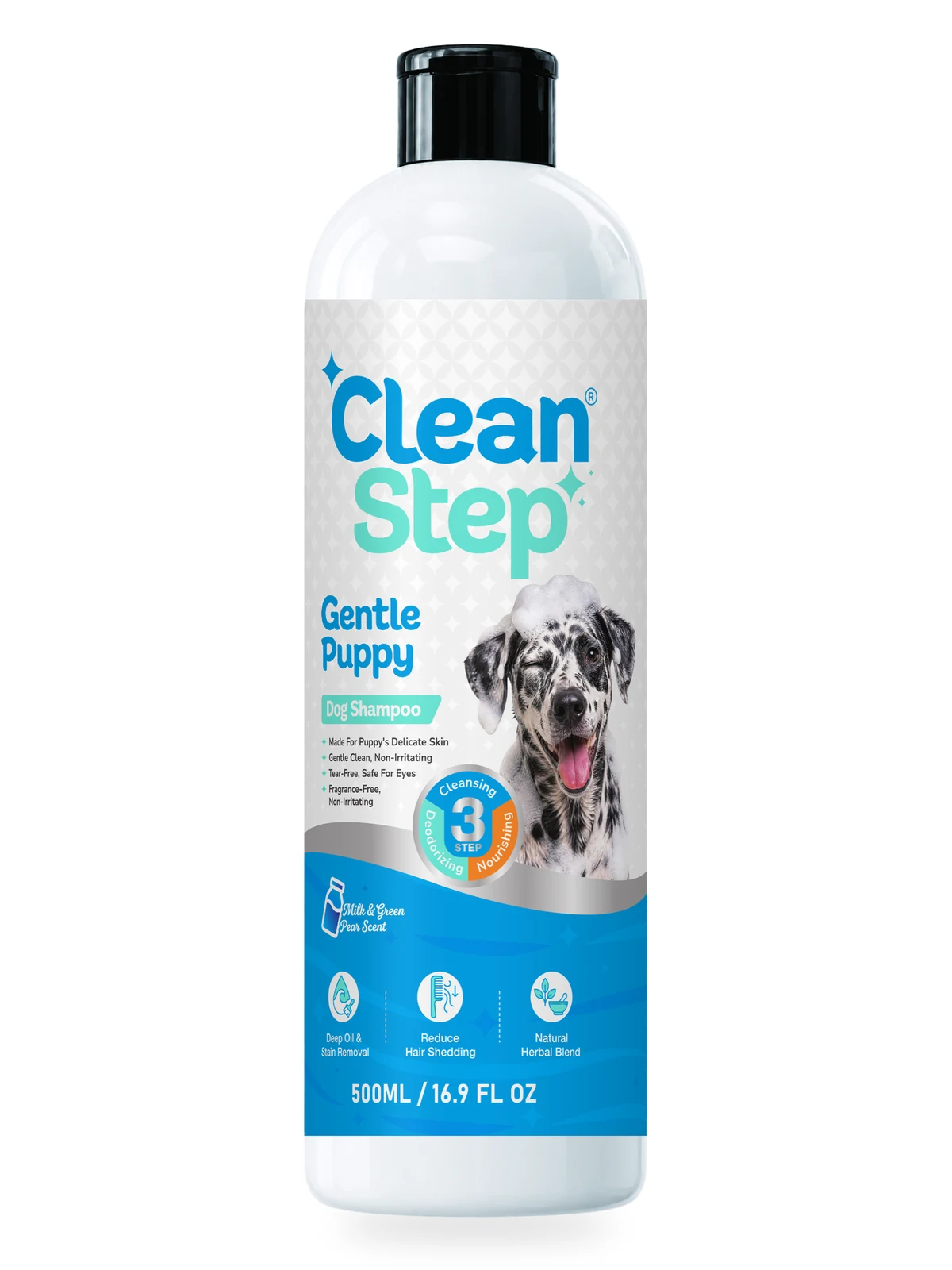 Clean Step dog shampoo collection